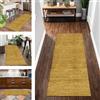 Wassly Tappeto Passatoia Cucina Antiscivolo Lavabile Lungo Tappeti Runner ingresso interno Camera dei Bambini 60X200CM Moderno Antimacchia Tappeto Corridoio Oro Astratto Tappetini bagno Entrata Soggiorno