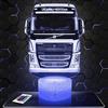 Lampephoto.fr - Lampada 3D Camion Truck VolV. Luce Notturna Tattile Camion Truck, Illusione 3D Led, Idea Regalo di Natale per Ragazzi e Ragazze Lampada da Comodino per Bambini o Adulti TOP