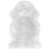 IlGruppone Tappeto in Finta Pelliccia Sintetica Di Agnello Pecora A Pelo Lungo Decorativo Super Morbido 60 x 90 Cm - Bianco