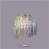 EDG Enzo De Gasperi Albero di Natale LED Frange 600 Microled H 150 Cm D 90 Cm Natural