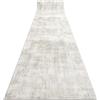 rugsx Tappeto passatoia per corridoio TULS 51231 Vintage per camere, corridoi, ingressi, avorio/grigio 60x340 cm