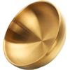 Luxshiny Portacioccolatini Moderno in Acciaio Inossidabile Oro, Ciotola Decorativa Rotonda Ampio Interno per Gioielli e Oggetti Decorativi, come Centrotavola