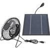 HERCHR la solare per esterni, kit per le per pannelli solari da 5W kit USB di raffreddamento di raffreddamento ricaricabile ricarica per la tenda da campeggio portatile per la tenda per
