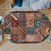Rururug Tappeto,Multicolor, Oval 120 x 200 cm, Vintage patterns Patchwork designs, Ovale Tappeti Pelo Corto per Salotto Soggiorno Modern Design,