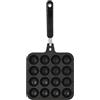 HERCHR Vassoio per stampi per pancake rotondo, Antiaderente Takoyaki Grill Pan 16 Fori per Pancake Ball, Alluminio fuso Antiaderente Cucina giapponese per pancake per polpo palla 4 aghi da forno