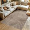 SIMPEX Tappeto Salotto 160x230 cm Beige Scandi Morbido Shaggy Pelo Lungo Soffice Robusto Facile da Pulire Moderno per Tavolino