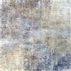 SRTJURFG Antiscivolo Lavabile Tappeto Quadrato Regionale, Disegno astratto blu Tappeto Soggiorno Cameretta Divano Corridoio Sala Pranzo, 90 x 90 cm