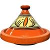 Generico Tajine XL 35 cm in Terracotta Dipinta a Mano - Pentola Tradizionale Marocchina/Tunisina + Ebook 0 2611251349