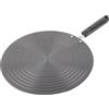 Tissting Diffusore di Calore 24cm 6mm di Spessore Gamma Antiscivolo Diffusore di Calore Fornello Vassoio Superiore Conduzione del Calore Piastra di Scongelamento Rapido
