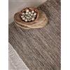 RugVista Melange, Tappeto, 140 x 200 cm, Rettangolare, Pelo corto, Soggiorno, Sala da pranzo, Camera letto, Lavabile solo a secco, Certificato Care & Fair, Marrone