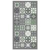 Panorama Tappeto Vinile Sala - Varie Dimensioni - (Idraulico Piastrelle Verde 300 x 200 cm)