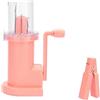 Generico Macchina per maglieria a cordoncino rapido, macchina per maglieria manuale fai da te, macchina per tessitura a rocchetto di cordoncino (pink)