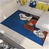 CIHCOHOME Area di pittura di ritratto astratto Tappeto Tappeti blu con supporto in gomma Stile Picasso Il mondo Opera d'arte classica per l'arredamento dell'estetica domestica 180x200cm
