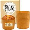 FAH FAMILY AT HOME FAH - Stampo per Panettone Alto 750 gr, 20pz