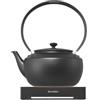 BALMUDA MoonKettle Bollitore elettrico con controllo della temperatura (50 °C - 100 °C) | Tenere in caldo | 900 ml | Luce ambientale e suono lenitivo | beccuccio di precisione | nero