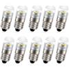 Ruiandsion Luci LED E10 AC 220-240 V super luminose 2835 2SMD chip bianco caldo base a vite di ricambio per candele casa camera da letto ufficio luci decorative confezione da 10
