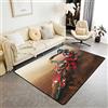 Loussiesd Tappeto per moto da cross, antiscivolo, per bambini, resistente, a tema sport estremi, per soggiorno, camera da letto, interni, ingresso, camera da letto, sala giochi, 150 x 200 cm