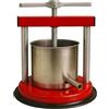 Crisalide® - Torchietto Spremitutto Milleusi per Alimenti, Raccoglitore in Acciaio Inox Ø12x12h cm, Struttura Robusta Verniciata a Polveri Epossi-Poliestere - Capacità 1.5 lt
