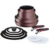 Tefal Ingenio IH Brown Unlimited - Set di 13 pentole + induzione, tutti i piani cottura, L3859292