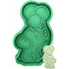 Tagliabiscotti.it - Elefante con palloncini - Stampo per creare decorazioni in pasta di zucchero o biscotti, baby shower, battesimo - Nascita - Compleanno Cookies cutter - Tagliabiscotti 10cm x 6,5cm