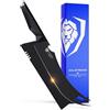 DALSTRONG BBQ Pitmaster Slicing Knife - 9 - Shadow Black Series - Black Titanium Nitride Coated - High Carbon - 7CR17MOV-X Vacuum Treated Steel- Sheath - NSF Certified