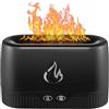 Generico Umidificatore di fiamma, diffusore di olio di fiamma | Diffusore a profumo colorato - Silenziosa aromaterapia per aromaterapia profumata umidificatore aria per desktop per la casa spa