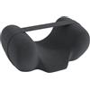 FLCPJGV Cuscino per Dormire Supino con Supporto Ortodontico Memory Foam Sostegno Testa Collo Traspirante Copertura Rimovibile Adatto per Sedia a Rotelle Divan, Grigio Scuro