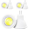 A2ZWORLD 6 Pezzi Lampadine Led MR11 35mm, GU4 Led AC/DC 12V 3W 300LM, Diametro 35mm, Altezza 31mm, Angolo 50° (Bianco Freddo 6000K)