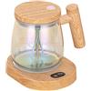 kowaku Tazza di miscelazione elettrica Tazza di agitazione automatica multiuso con coperchio in legno Tazza di agitazione automatica da 400 ml Tazza di, colorato