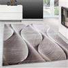 Teppium Tappeto Salotto a Pelo Corto Tappeto Soggiorno Marrone 80x300 cm Passatoia - Tappeto Camera de Letto Cucina Soffice e Morbido Moquette Corridoio - Tappeto Sala Disegno onde