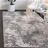 Mazovia Tappeto Salotto Moderno Astratto Pelo Corto - Tappeti Soggiorno Turchi Originali - Tappeti Camera da Letto - Tappeti Salotto Grandi Dimensioni - Crema Grigio 140x200 cm
