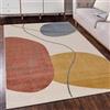 Mazovia Tappeto Beige Moderno Geometrico - Soggiorno, Camera da letto, Sala da pranzo, Ufficio Rettangolo Certificato OEKO-TEX® Elegante - Crema - 80 x 150 cm