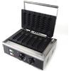 Frederimo Piastra per waffle in acciaio inox, 1500 W, regolazione della temperatura professionale 50-300 ℃ e timer, con rivestimento antiaderente, per waffle