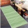 Siunwdiy Tappeto Corridoio Moderno Verde Chiaro Motivo Geometrico 80x150cm, Tappeto Passatoia Cucina Antiscivolo Lavabile per Interni Casa - Runner Lungo per Soggiorno/Corridoio/Camera da Letto