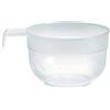 POLOPLAST PZ 50 TAZZA CC 200 IN PLASTICA TRASPARENTE PER CAFFE' CAPPUCCINO E CIOCCOLATE CON MANICO TAZZINA KRISTAL CLEAR