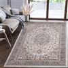 Mazovia Tappeto Salotto Moderno Pelo Corto - Tappeti Moderni Soggiorno - Tappeti Camera da Letto - Tappeti Salotto Grandi Dimesnioni - Motivo Orientale Ornamenti Tradizionali - Beige - 200x300 cm