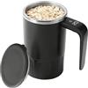 Generico Automatic Stirring Coffee Mug Portable, 380ml Stainless Steel Temp Display Cup, Magnetic Self Mixing Cup For Tea And Protein Shakes, Travel Kitchen Office Tool, Hot Drink Accessory