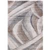 Mazovia Tappeti Beige Astratto - Soggiorno, Camera da Letto, Sala da Pranzo, Ufficio - Pile Corto Rettangolo Certificato OEKO-TEX® Forma Irregolare - Marrone Grafite Crema Grigio - 200 x 300 cm