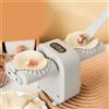RANRAO Macchina elettrica per ravioli, strumento automatico per ravioli, stampo per ravioli (grigio)
