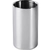 MichaelNoll Refrigeratore per champagne a doppia parete, per vino, spumante, per bevande, in acciaio inox, argento, per feste, per acqua, spumante, vino e champagne, 20 cm