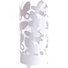 Arti & Mestieri Butterfly - Porta Ombrelli di Design 100% Made in Italy - in Ferro, 25 x 55 cm - Bianco Neve
