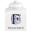 Maverton Barattolo in ceramica - stampa personalizzata - Contenitore per biscotti 3 L - organizer cucina ceramica - barattolo per merendine - pensiero originale per uomo - lettera miniata