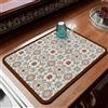 XXIUDEE Tappetino scolapiatti per piano di lavoro della cucina, super assorbente, per macchina da caffè, antiscivolo, auto-asciugante, per bar, bagno, lavandino (50 x 40 cm, stile 4)