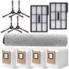 EpheyFIF Accessori Spazzola Laterale Rullo Mop Sacchetto di Polvere Compatibile Per Eufy Per Omni E25 E28, Ricambio Aspirapolvere Parti Kit Accessori Spazzola Principale Spazzole Laterali Filtro Sacchetti