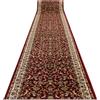 rugsx Passatoia HEAT-SET ROYAL ADR 1745 tappetini da ingresso, tappeti da cucina, tappeti da pavimento, moderni, di varie dimensioni bordeaux 70x240 cm