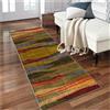 Siunwdiy Tappeto da Cucina Lungo 70x240cm Colorato - Passatoia Corridoio Antiscivolo Lavabile con Stile Geometrico Astratto per Soggiorno, Ingresso, Bagno, Lavanderia, Zona Pranzo,Personalizzabile