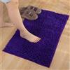 Reyox Tappetino da Bagno in Microfibra Ciniglia Lavabile in Lavatrice, Tappeto Bagno Assorbente Antiscivolo Blu Viola 70 x 140 cm