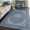 ARUGYTEI Tappeti Casa Salotto, Blu grigio retrò, Tappeto Soffice a Pelo Corto per Camera da Letto Soggiorno la Decorazione Domestica, 140 x 200 cm