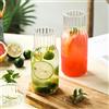 NLDGR Set di 2 caraffe in vetro per comodino, con tazza, caraffa d'acqua da notte con bicchiere in vetro per comodino, camera da letto, bagno