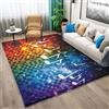 Generic Area Rugs Tappeto colorato con note musicali, tappeto moderno per la casa, 60 x 90 cm, antiscivolo, rettangolare, per soggiorno, camera da letto, ufficio e decorazione per interni